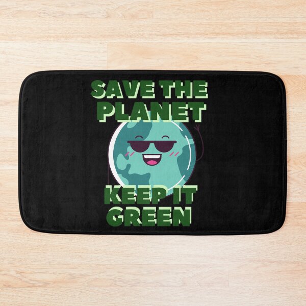 Item preview, save the planet keep it green designed and sold by JAdotdotDesigns.