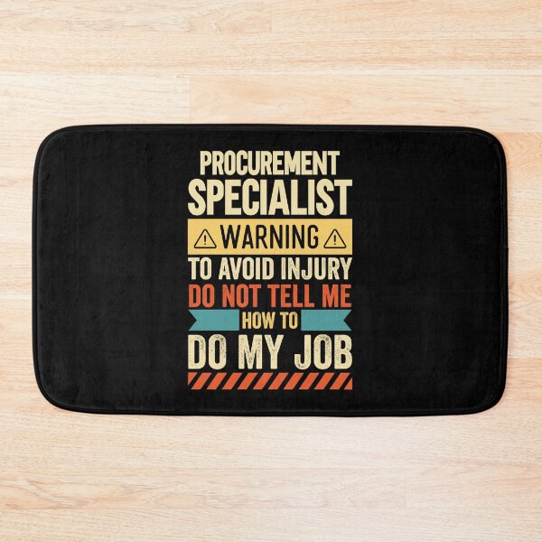 Item preview, Procurement Specialist Warning designed and sold by wittyshop.