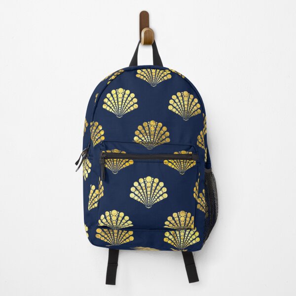 Item preview, Navy blue & gold art deco print designed and sold by Grey-Brunette.