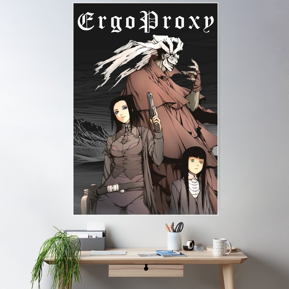 Ergo Proxy' Poster, picture, metal print, paint by moiart