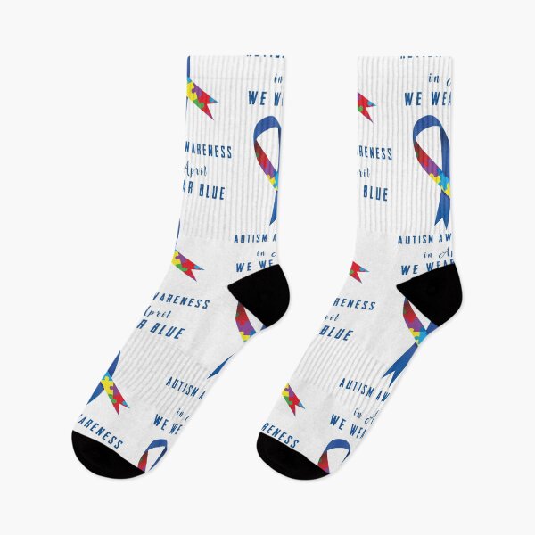 Item preview, in April we wear blue for autism awareness Month Gifts for kids, women and men. designed and sold by elmanchour.