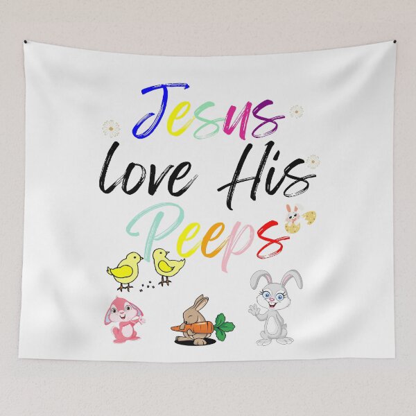 Item preview, Jesus Loves his Peeps designed and sold by Sam Artist.