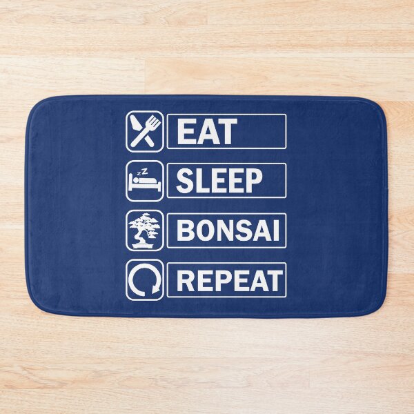 Item preview, Eat Sleep Bonsai Repeat, Bonsai design, Bonsai Quote, Bonsai Lover Gift designed and sold by DesignHouse07.