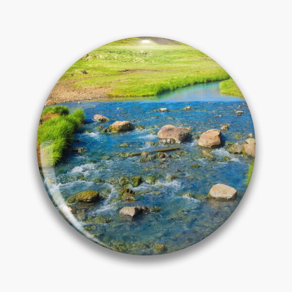 Item preview, Colorful Iceland landscape blue green orange designed and sold by mhfoto.