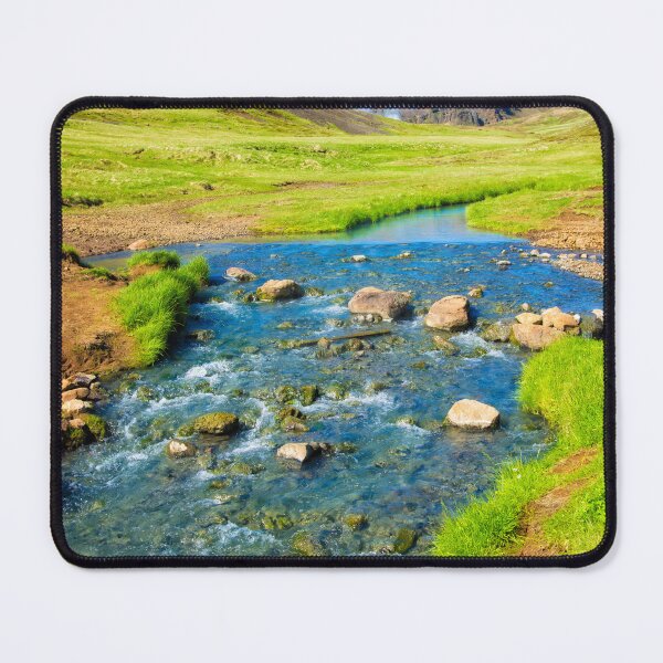 Item preview, Colorful Iceland landscape blue green orange designed and sold by mhfoto.
