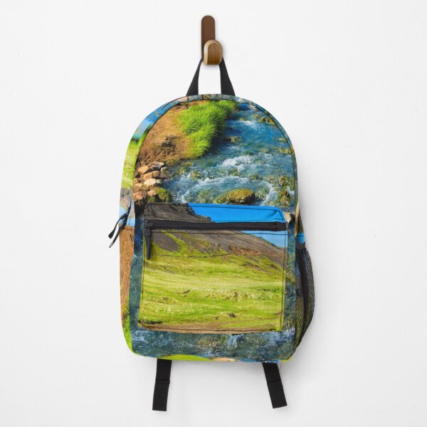 Item preview, Colorful Iceland landscape blue green orange designed and sold by mhfoto.