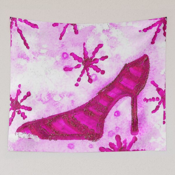 Item preview, Snowflake Shoe - Pink Palette designed and sold by Niina  Niskanen.