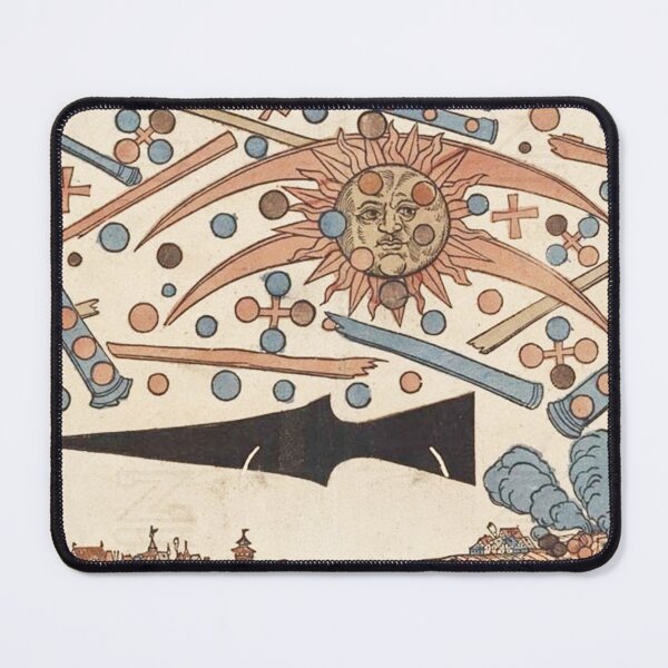 Item preview, Ancient UFO - Celestial Phenomenon Over Nuremberg, April 14th, 1561- Vintage Art designed and sold by RickE.