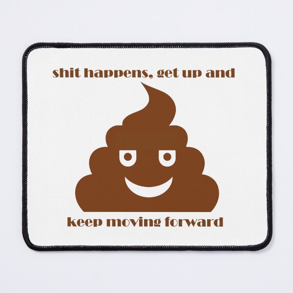 Item preview, Shit happens 01 designed and sold by NoerdyundDoerty.