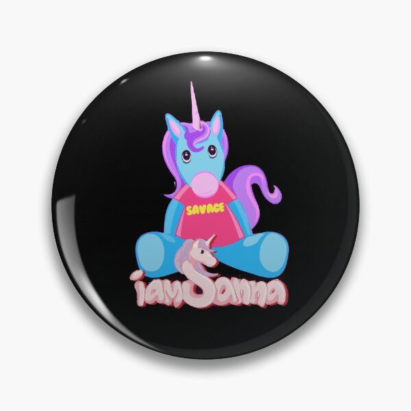 Item preview, Iamsanna sanna savage unicorn designed and sold by mintbubbleart.