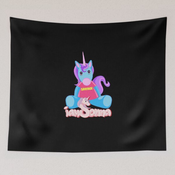 Item preview, Iamsanna sanna savage unicorn designed and sold by mintbubbleart.