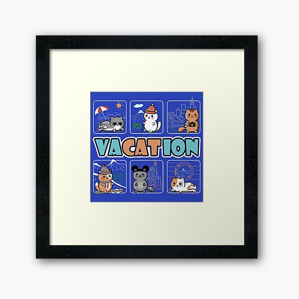 vacation Framed Art Print