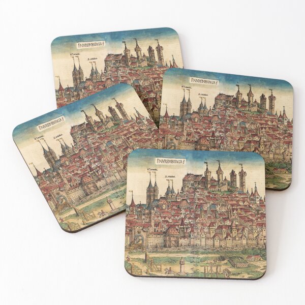 Item preview, Ancient UFO - Celestial Phenomenon Over Nuremberg, April 14th, 1561- Vintage Art designed and sold by RickE.