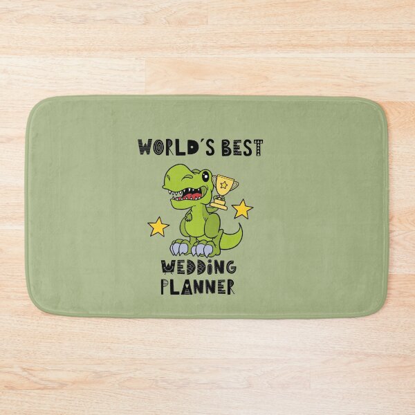 Item preview, Best Wedding Planner, Funny Wedding Planner, Worlds Best, Humor, Dinosaur, T Rex, Tyrannosaurus, World Greatest, Cute Dino, Cool Dog designed and sold by iHeartDinosaurs.