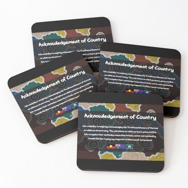 Item preview, Acknowledgement of Country - Authentic Aboriginal Art designed and sold by HogarthArts.