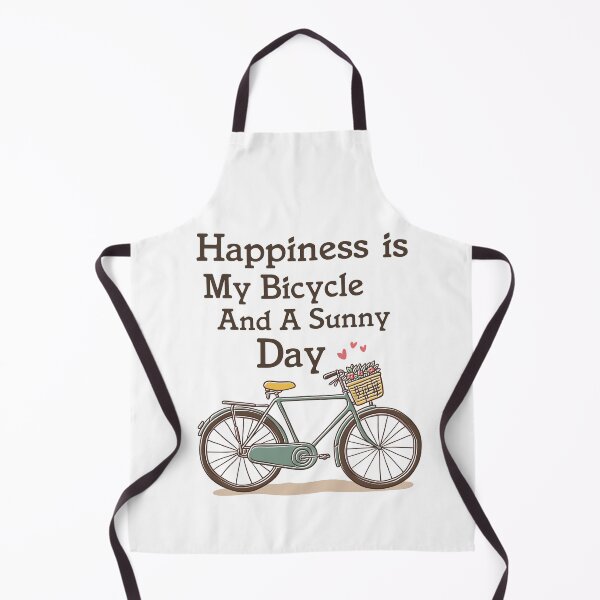 Item preview, Happiness is my bicycle and a sunny day designed and sold by della95.