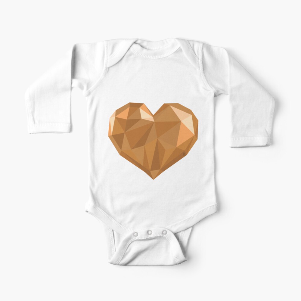 Heart Of Gold Baby One Piece By Gtee Redbubble