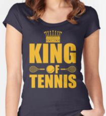 King of Tennis Women's Fitted Scoop T-Shirt