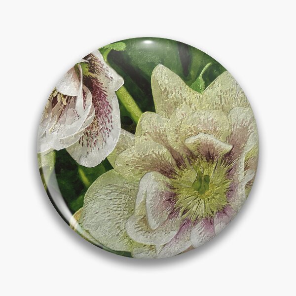 Item preview, Green and White Hellebore Blooms Painterly designed and sold by mljdwhite.