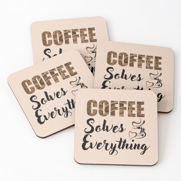 Item preview, Coffee Solves Everything designed and sold by adeleqo.