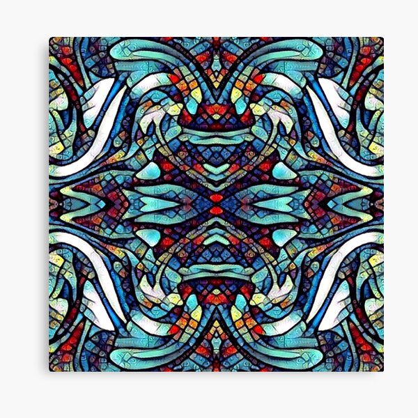 Floral window mosaic stained glass design Art Board Print for Sale by  Remco Kouw