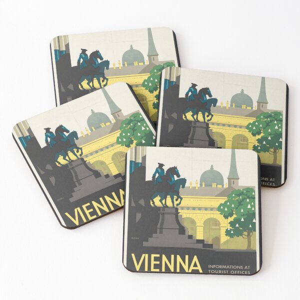Item preview, Vintage Travel Poster - Vienna Sticker designed and sold by JimmyHofma.