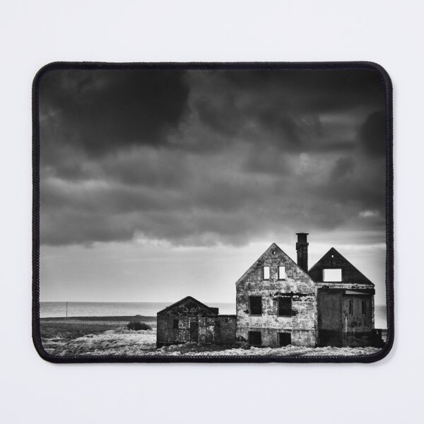 Item preview, Abandoned house in Iceland black and white designed and sold by mhfoto.