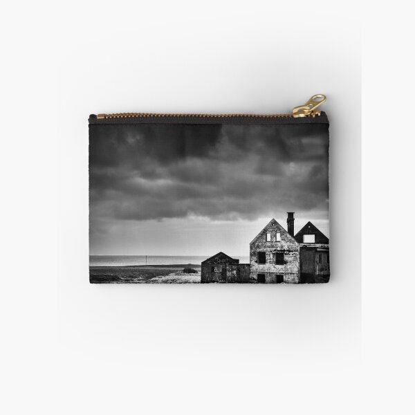 Item preview, Abandoned house in Iceland black and white designed and sold by mhfoto.