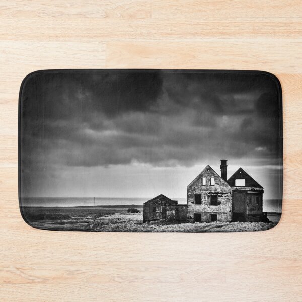 Item preview, Abandoned house in Iceland black and white designed and sold by mhfoto.
