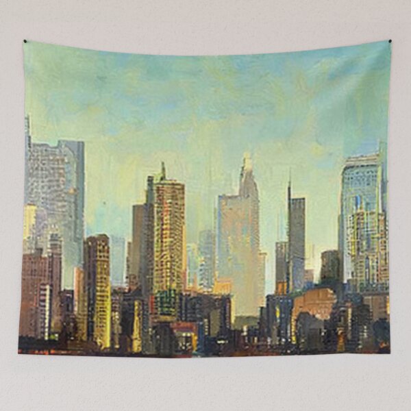 Artikelvorschau, Indianapolis, Indiana Skyline Ölgemälde von AI. - US-Stadtbild entworfen und verkauft von AIArtWizard ⭐⭐⭐⭐⭐.