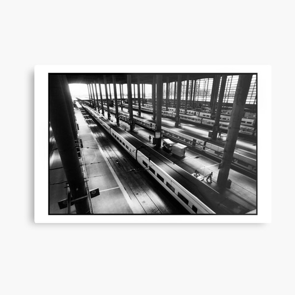 Atoche Train Station Madrid A to B Metal Print