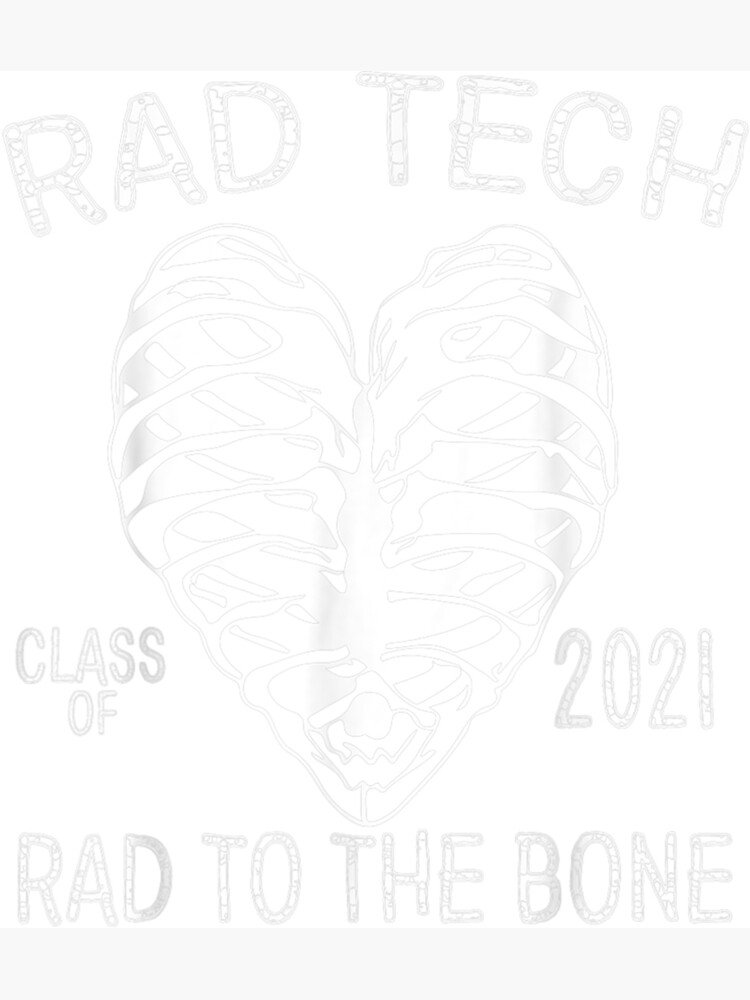 "Rad Tech 2021 Radiology Tech School Graduation Gift " Poster for