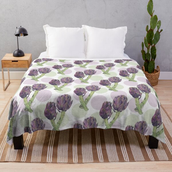 Item preview, Purple Artichokes Dots designed and sold by mrana.