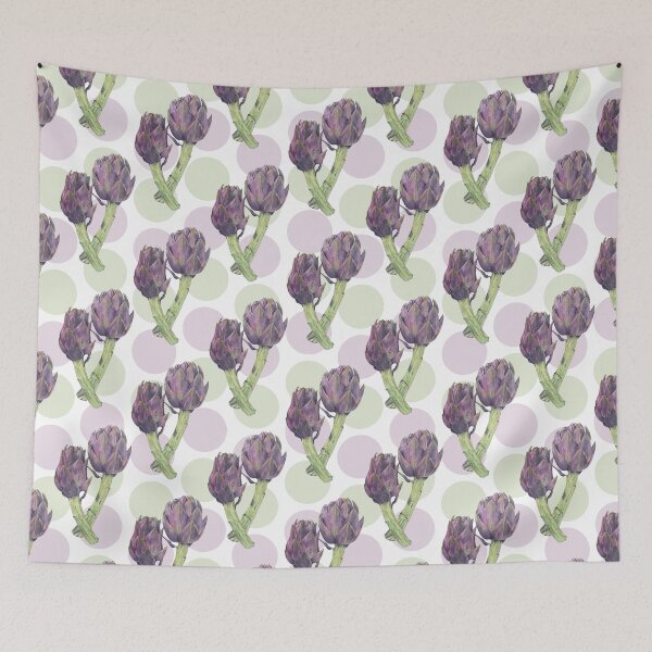 Item preview, Purple Artichokes Dots designed and sold by mrana.