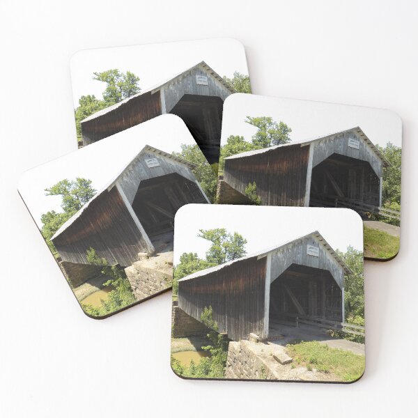 Item preview, 17-35-05 Hillsboro-Grange City Covered Bridge 86' 1867 #2 designed and sold by gotucoveredart.