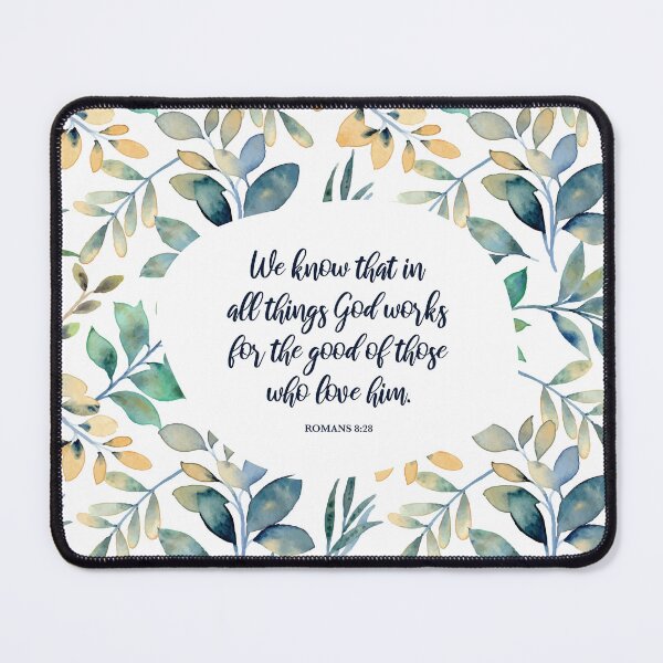 Item preview, God works for the good of those who love him - Romans 8:28 designed and sold by StudioCitrine.