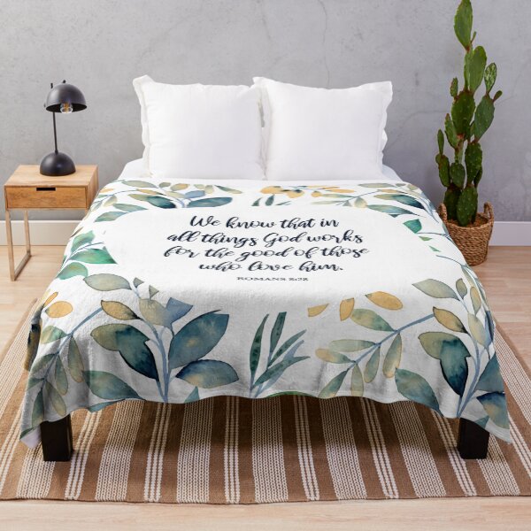 Item preview, God works for the good of those who love him - Romans 8:28 designed and sold by StudioCitrine.