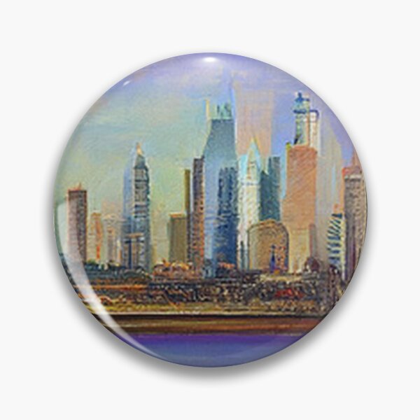 Item preview, Jefferson City, Missouri Skyline Oil Painting by AI. - US Cityscape designed and sold by AIArtWizard ⭐⭐⭐⭐⭐.