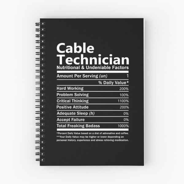 Item preview, Cable Technician T Shirt - Nutritional And Undeniable Factors Gift Item Tee designed and sold by averiarnol.