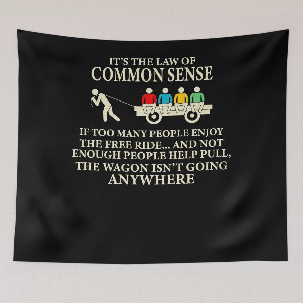 Item preview,  It’s The Law Of Common Sense If Too Many People designed and sold by ZoraidaLandrua.