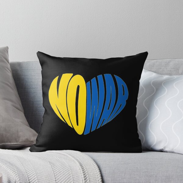 Item preview, No War Ukraine Heart designed and sold by Crazy Crow.
