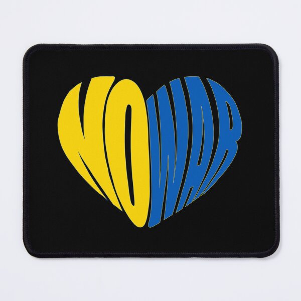 Item preview, No War Ukraine Heart designed and sold by Crazy Crow.