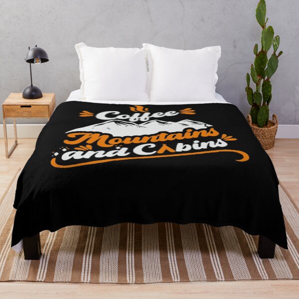 Item preview, Coffee, mountains and cabins for adventure lovers designed and sold by ZoraidaLandrua.