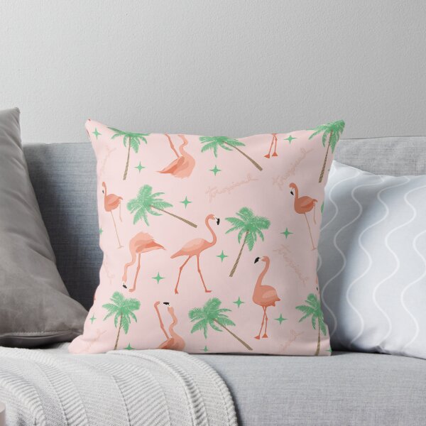 Item preview, Flamingos and Palm Trees designed and sold by jenbucheli.