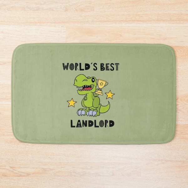 Item preview, Best Landlord, Funny Landlord, Worlds Best, Humor, Dinosaur, T Rex, Tyrannosaurus, World Greatest, Cute Dino, Cool designed and sold by iHeartDinosaurs.