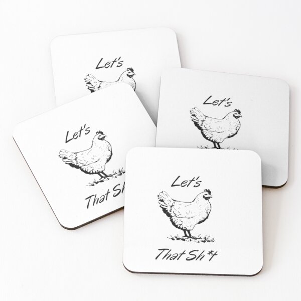 Item preview, funny Let's Chicken That Sh*t,Farmer animal Talking designed and sold by dakis.