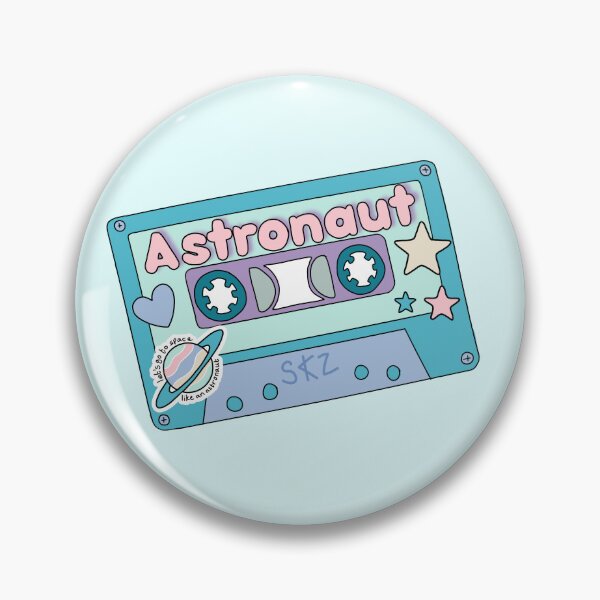 Item preview, STRAY KIDS - Astronaut Cute Retro Cassette Tape designed and sold by LilMissRandom17.