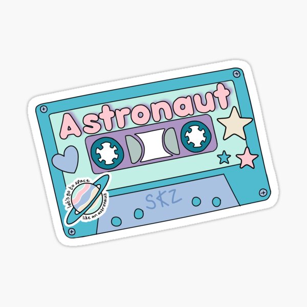 Item preview, STRAY KIDS - Astronaut Cute Retro Cassette Tape designed and sold by LilMissRandom17.