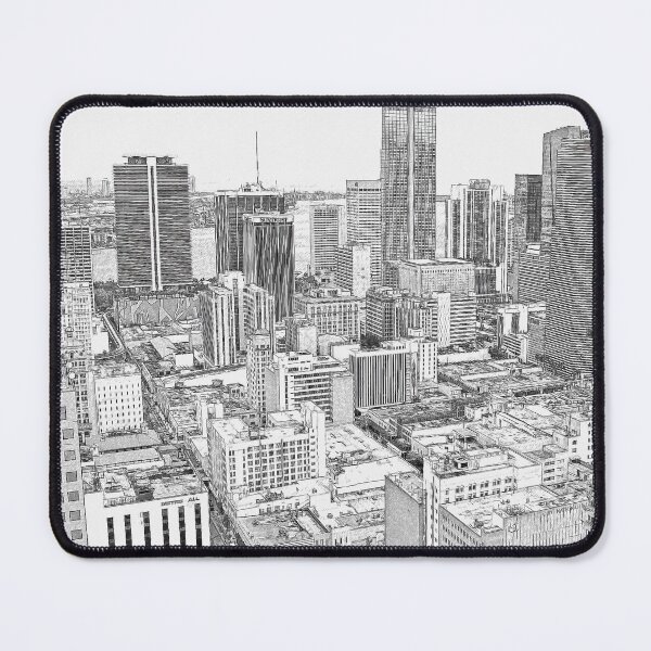 Item preview, The Central Business District of downtown Miami - pencil sketch designed and sold by NickoPrints.