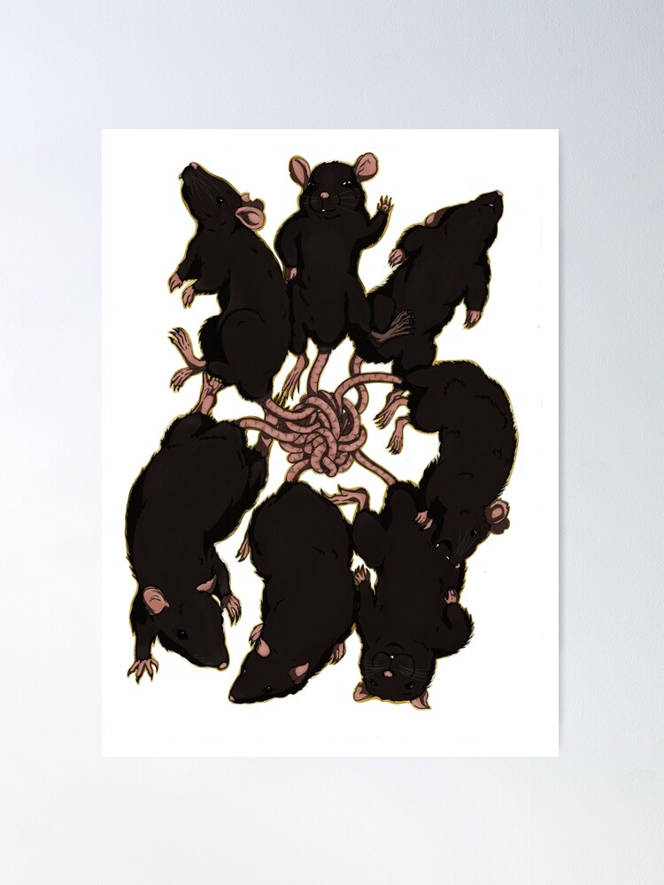 Rat King Art Print by JennCanary